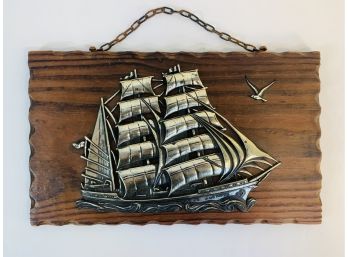 Vintage Ship Wall Art  (West Germany)