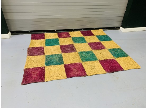 Woven Bohemian Colorful Floor Rug