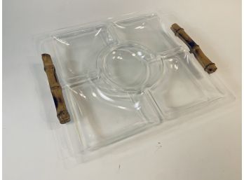 Bamboo/acrylic Serving Platter