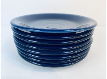 Cobalt Blue Fiestaware Lot Appetizer Plates