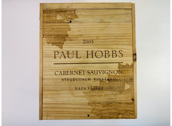Paul Hobbs Winery Large Wood Wine Storage Box