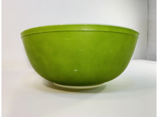 Large Vintage Green Pyrex Mixing Bowl