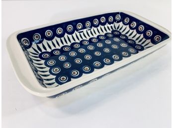 Polish Pottery Platter And Bakeware