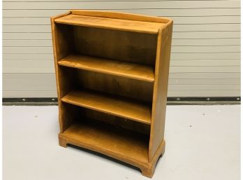 Vintage Unicor Sold Wood Book Shelf