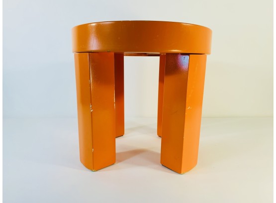 Orange Modern Plant Stand/stool By Jennifer Delonge