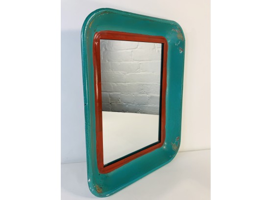 Newer Stand Up Mirror With Vintage Style
