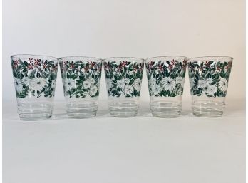 Vintage Glassware Set Of 5 (1 Of 2 Similar Listings)