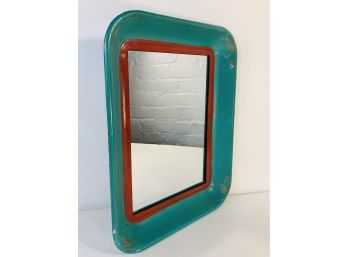 Newer Stand Up Mirror With Vintage Style