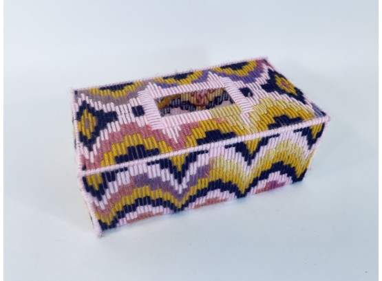 Needlework Tissue Cover Box