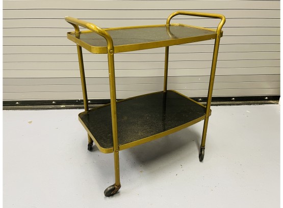 Vintage Rolling Bar Cart