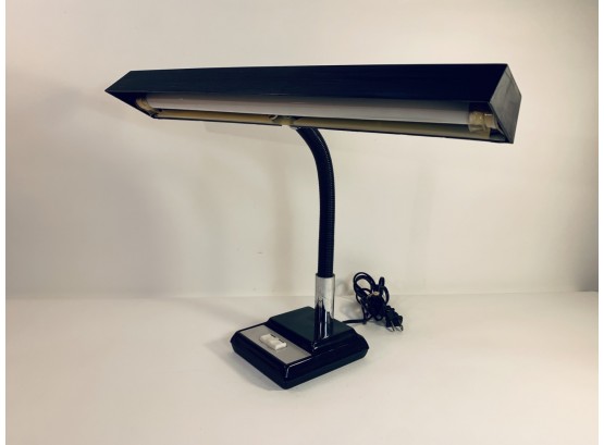 1970s Mobilite Florescent Gooseneck Office Desk Lamp