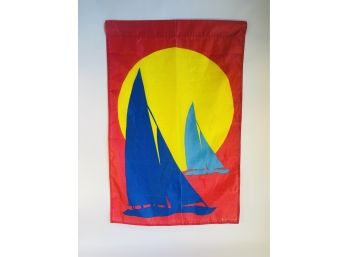 Outdoor Sailboat Flag With Vibrant Colors By  AGC INC.