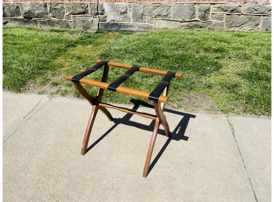 Vintage Folding Suitcase Stand