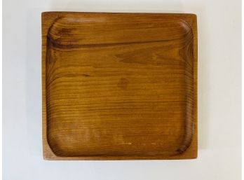 Vintage Teak Wood Tray