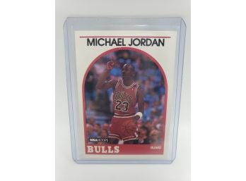 Michael Jordan NBA Hoops 1990 #200 Card