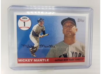 Mickey Mantle Topps Card (2006) #MHR1