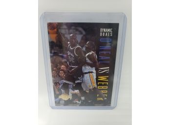 Shaquille O'Neal And Chris Webber Dynamic Duals Skybox Card (1994) #187