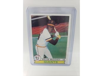 Willie McCovey Topps Card (1979) #215