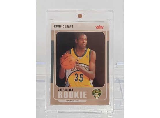2007-08 Fleer Glossy #212 KEVIN DURANT Rookie Card - Seattle Supersonics
