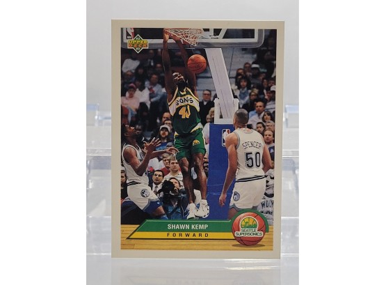 1992-93 Upper Deck McDonald's Supersonics Basketball Card #P38 Shawn Kemp