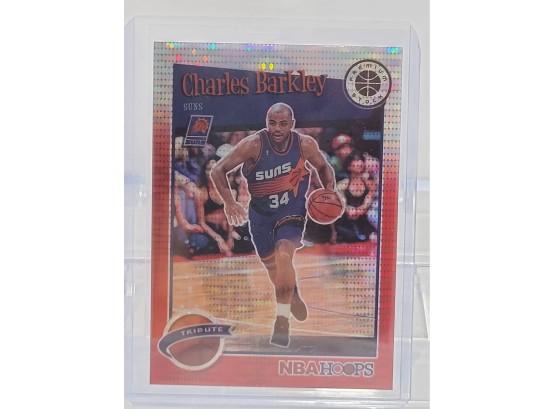 2019 - 20 _ NBA Hoops Premium Stock Tribute _ Charles Barkley/ Red Prizm # 281