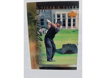 2001 Upper Deck / TIGER WOODS ROOKIE CARD # TT26 Tiger Tales Golf!
