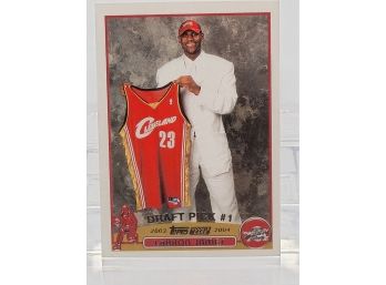 2003-04 Topps Basketball Lebron James Rookie Card # 221