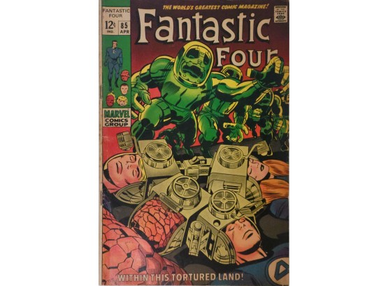Fantastic Four #85 'Doctor Doom Appearance And 1st Appearance Invincible Robots & Hauptmann' Comic  January 1