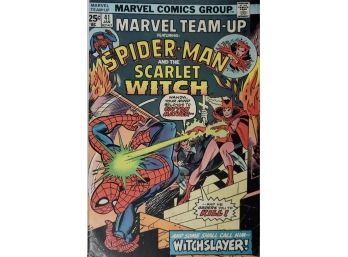 Marvel Team-Up # 41 Marvel Comics 1976 Spider-Man & Scarlet Witch / Witchslayer