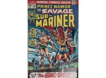 Prince Namor, The Savage Sub-mariner 65 (sept 1973, Marvel)