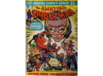 Amazing Spider-man 138 /  1'st Mindworm App. Marvel Nov 1974