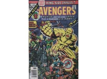Avengers Annual #6 (1976) NEWSSTAND  Living Laser Nuklo