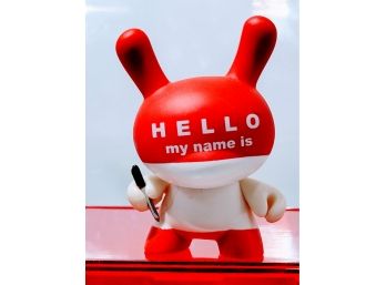 Kidrobot Dunny 2006 Series 3 - Hello My Name Is Red 3-inch Figure Huck Gee