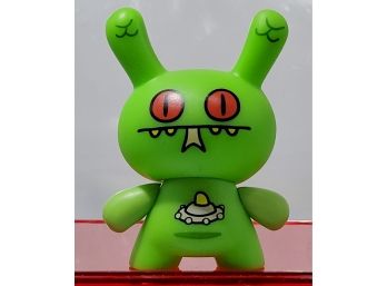Kidrobot Dunny 3' Dunny Horvath Mabus Green Lizard Ugly Doll Vinyl Art Toy