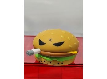 Kidrobot Mongers Filter Kings Fat Louie Hamburger 2' Vinyl Art Toy Frank Kozik