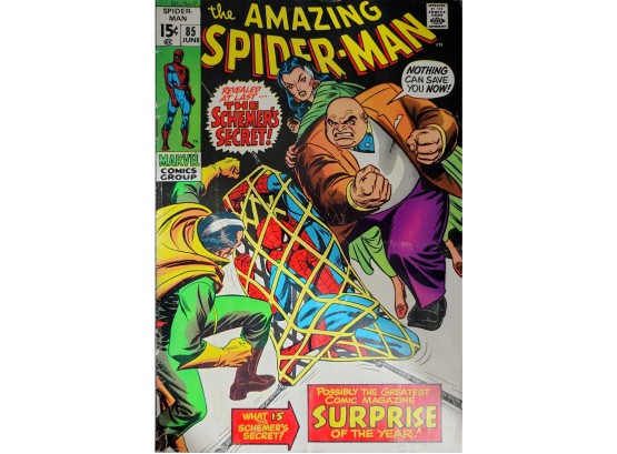 Amazing Spider-Man Vol 1 85 (also Called The Machiner's Secret! ) 1970 Marvel.