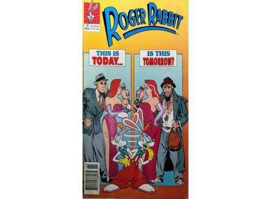 Roger Rabbit #18 1990 1991 Walt Disney Productions Comic  Final Series Issue! Never Read NM