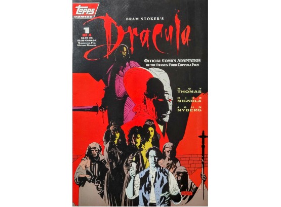 Bram Stoker's Dracula #1 By Mike Mignola NM/M Topps 1992