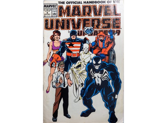 Official Handbook Of The Marvel Universe #8 (1989) 1st PRINT VENOM Marvel VF/NM