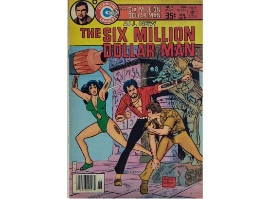 Charlton Group Comics - Six Million Dollar Man #9 1978 DCM  Fine