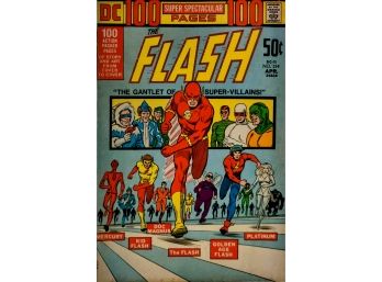 DC THE FLASH #214 1972 100 PAGE SUPER SPECTACULAR  ORIGIN OF METAL MEN