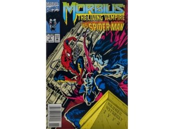 MORBIUS THE LIVING VAMPIRE Vol.1/No.3 - VS. SPIDER-MAN - MARVEL COMICS - 1992