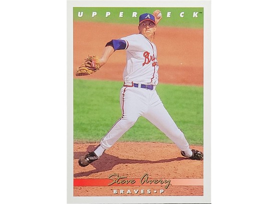 STEVE AVERY 1993 Upper Deck Baseball Card #246 Atlanta Braves