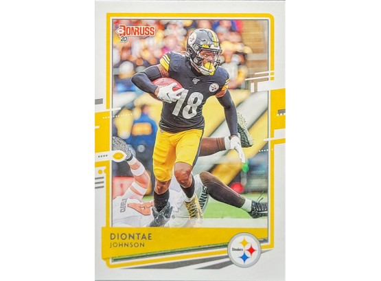 Diontae Johnson 2020 Donruss Football NFL Base Card #218 Pittsburgh Steelers