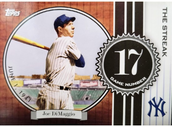 2007 Topps The Streak Joe DiMaggio #JD17 HOF