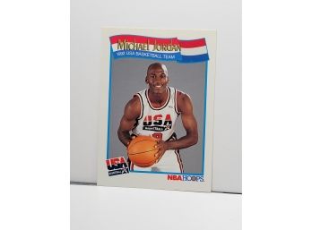 1991 Hoops Basketball Michael Jordan BULLS # 579 TEAM USA / Pristine