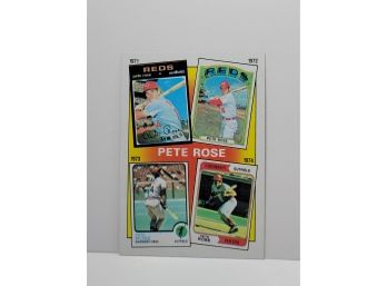 1986 Topps Baseball Card #4 Pete Rose