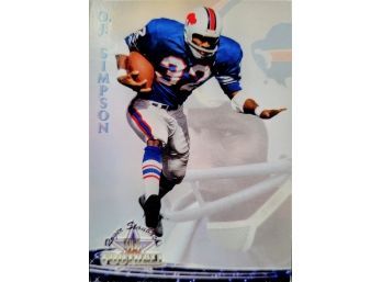 1994 Ted Williams Card Company Roger Staubach's NFL Football OJ Simpson #8 HOF