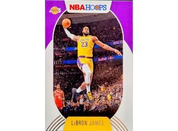 2020-21 Panini NBA Hoops LEBRON JAMES Basketball Card - Los Angeles Lakers # 146