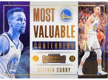 2017-18 Panini Contenders Most Valuable Contenders #6 Stephen Curry - NM-MT